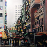 Honk Kong - 30" X 30"